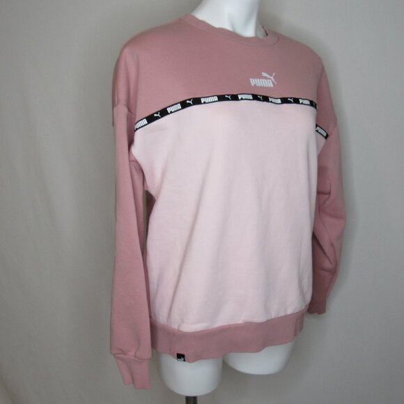 Puma Power Tape Pink Sweatshirt Women's L Large - Picture 5 of 9